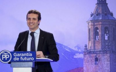 Casado promete dejar el Impuesto de la Renta por debajo del 40% este mismo año si gobierna tras el 28-A