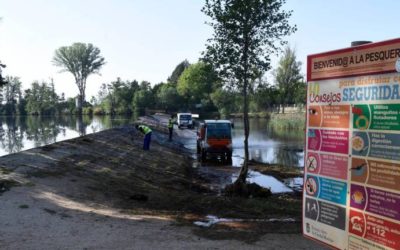 La zona de baño de Ciudad Rodrigo se pone a punto